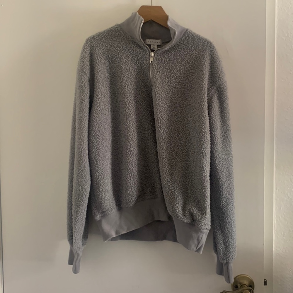 Topshop zipped pullover